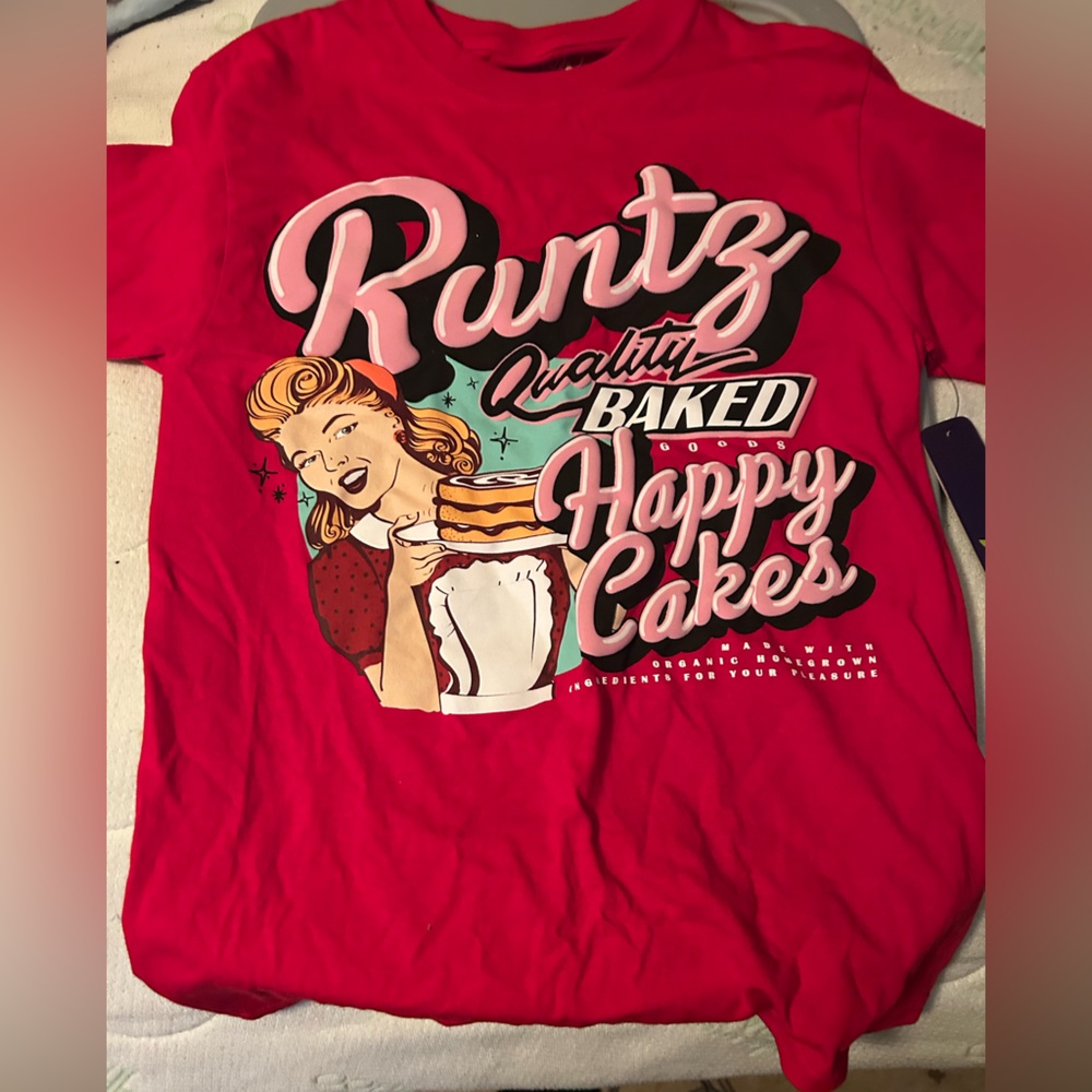 Kids Red Graphic T-Shirt